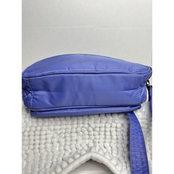 Lug Carousel Lavender Purple Quilted Belt Loop Bag Crossbody Bag - Picture 8 of 13